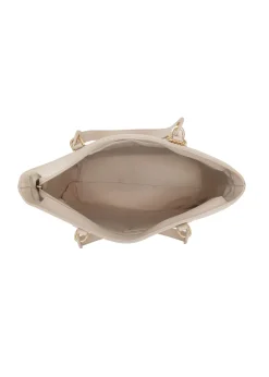 Kremowa damska torebka shopper