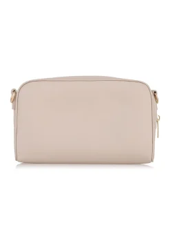 Mała beżowa torebka cross body
