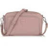 Mała różowa torebka cross body