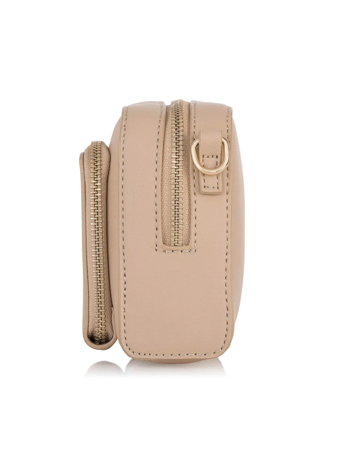 Mała torebka cross body w kolorze beżowym