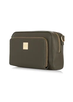 Mała torebka cross body w kolorze khaki
