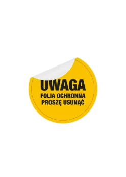 Mała walizka z printem na kółkach