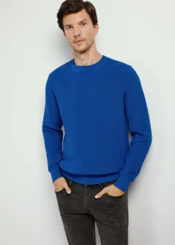 Niebieski sweter męski