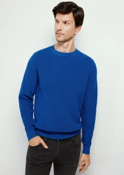 Niebieski sweter męski