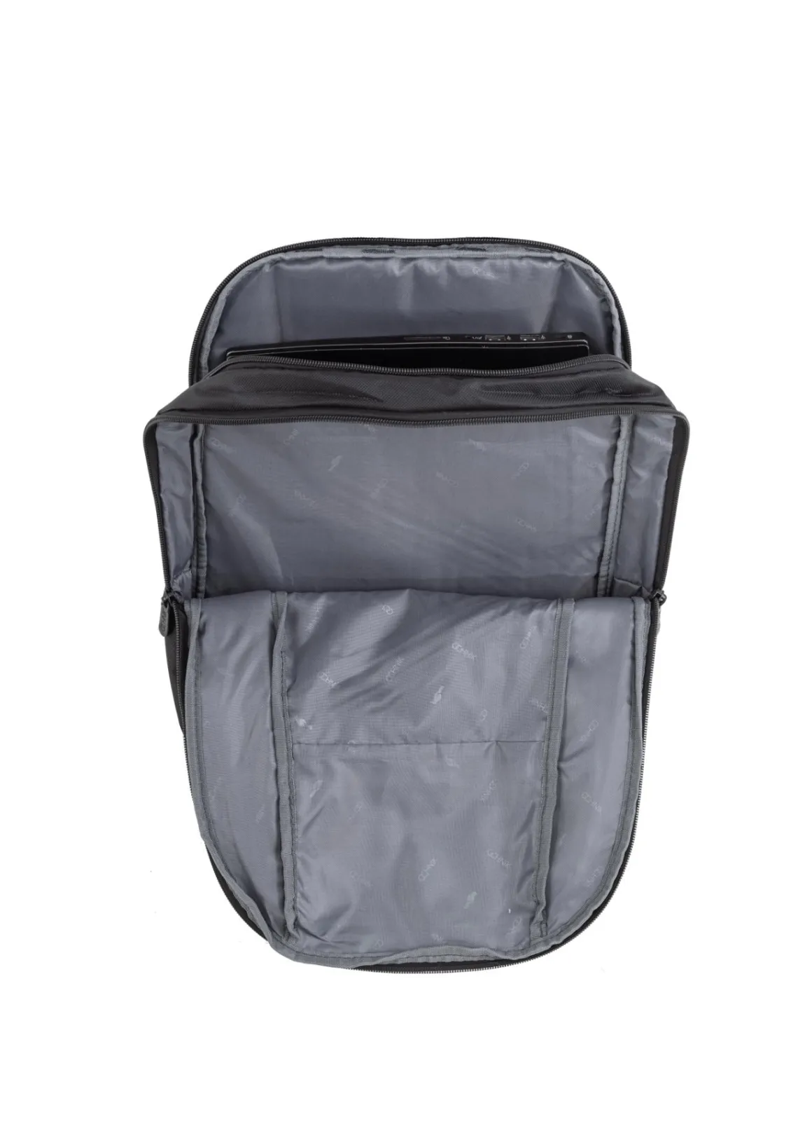 Pojemny czarny plecak męski