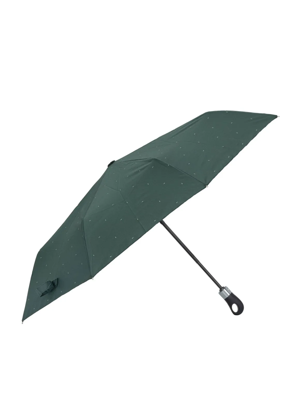 Składany parasol damski w kolorze zielonym