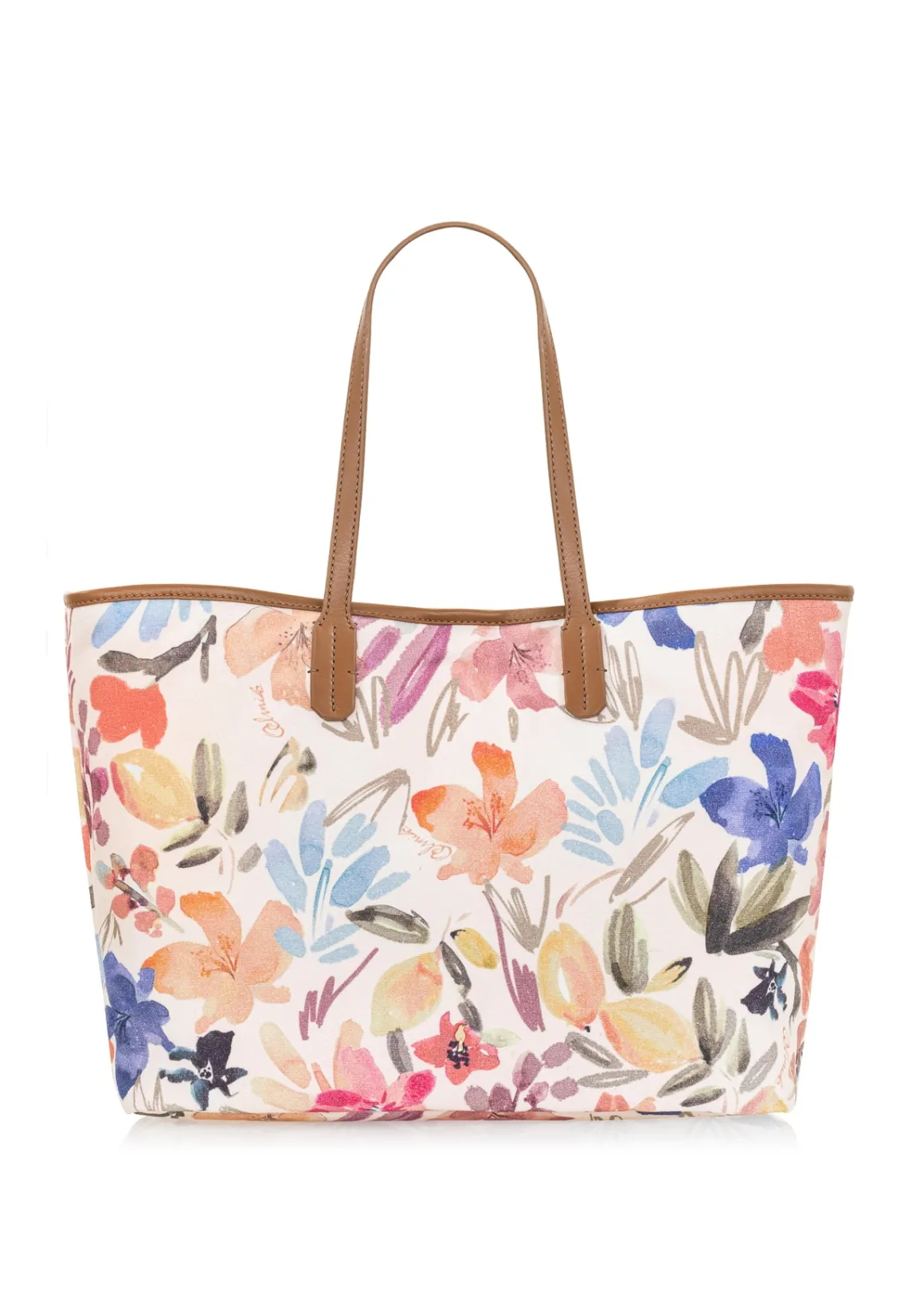Skórzana torebka shopper damska