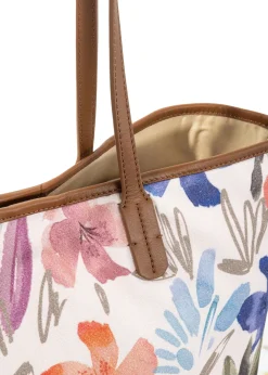Skórzana torebka shopper damska