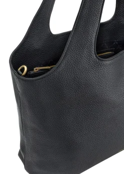 Skórzana torebka shopper damska