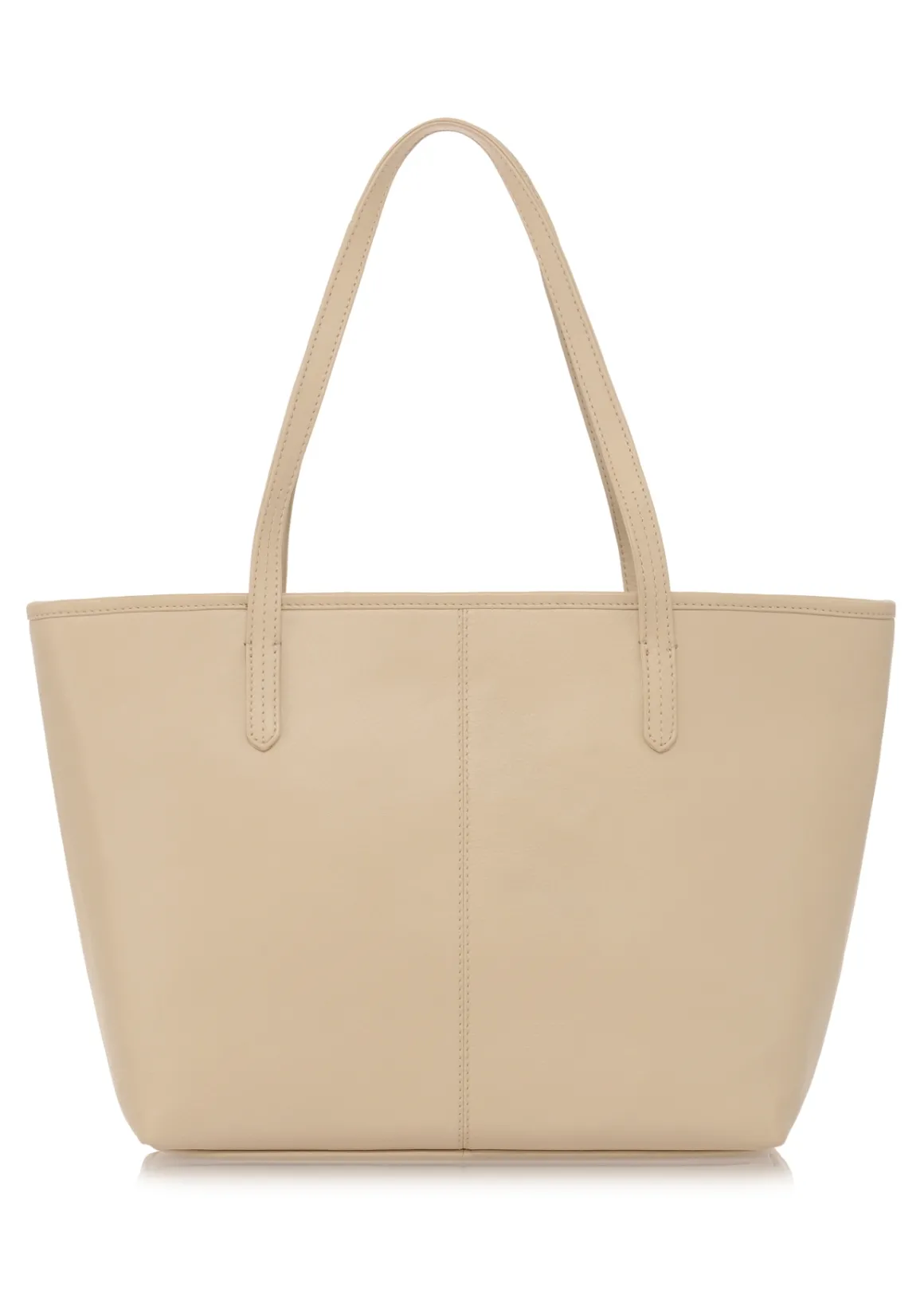Skórzana torebka shopper damska