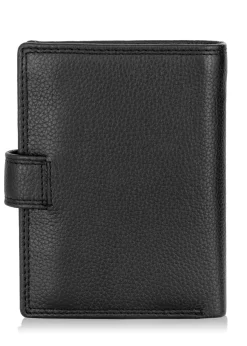 Skórzany portfel męski na zatrzask