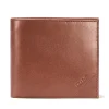 Skórzany portfel męski w kolorze brązowym