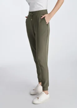 Spodnie damskie w kolorze khaki