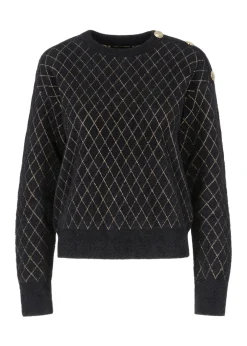 Sweter damski czarny
