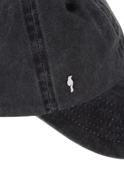 Szara czapka jeansowa z daszkiem unisex