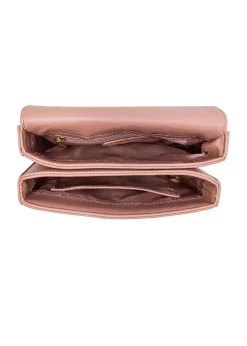 Torebka damska typu saddle bag z logo