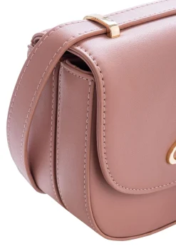 Torebka damska typu saddle bag z logo