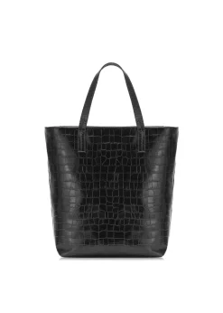 Torebka shopper damska croco