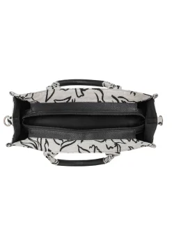Torebka shopper damska w kwiaty