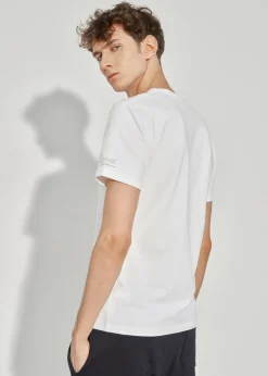 Trójpak białych T-shirtów męskich basic