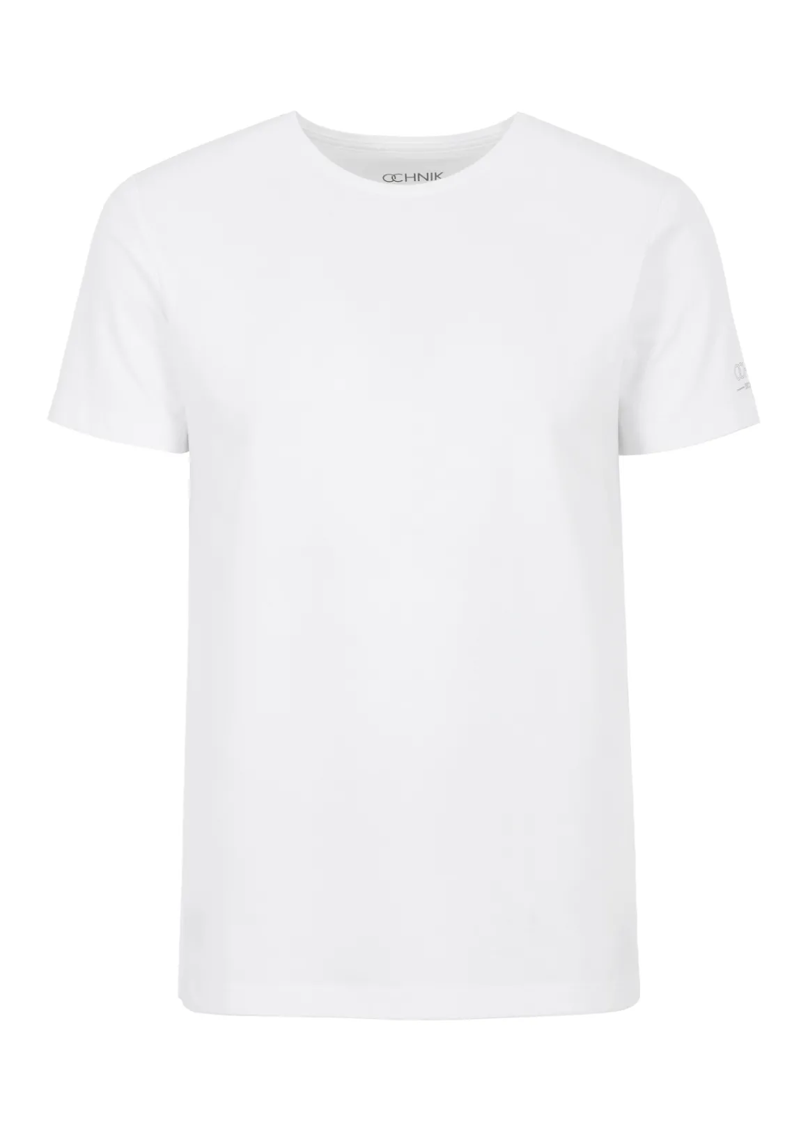 Trójpak białych T-shirtów męskich basic
