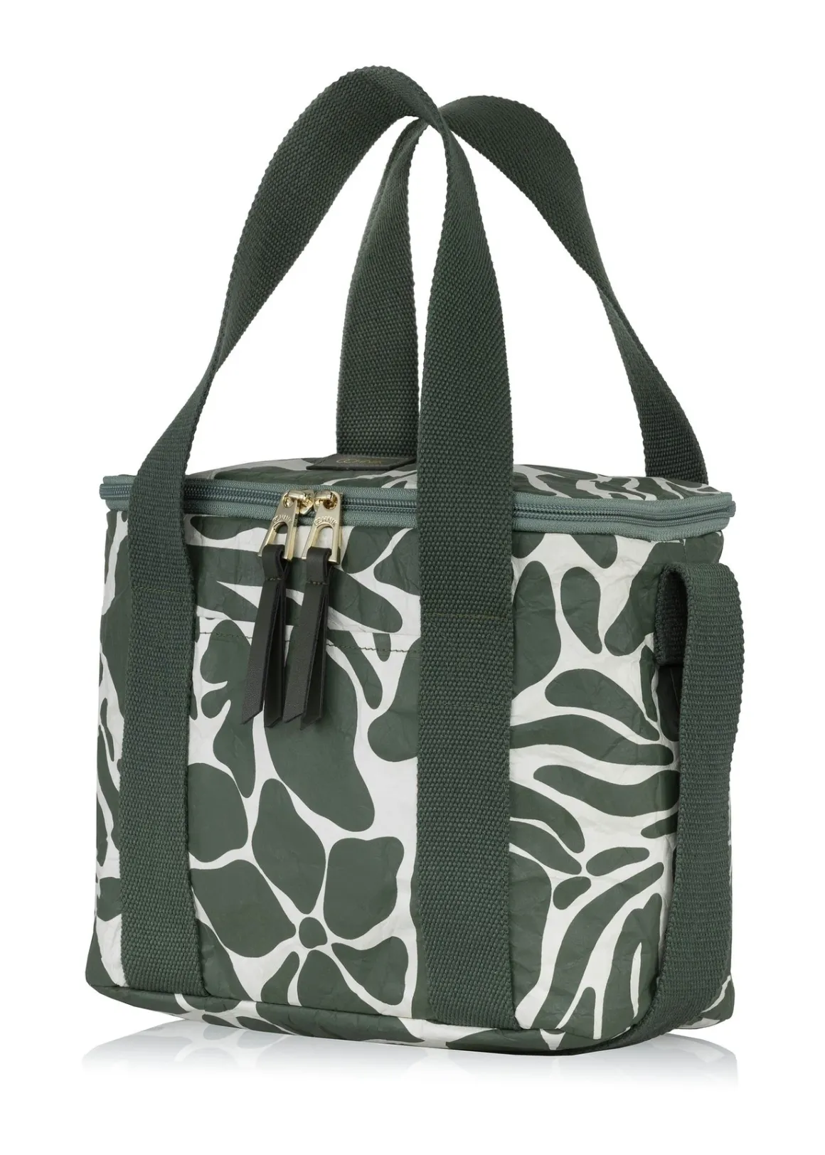 Zielono-biały lunchbox